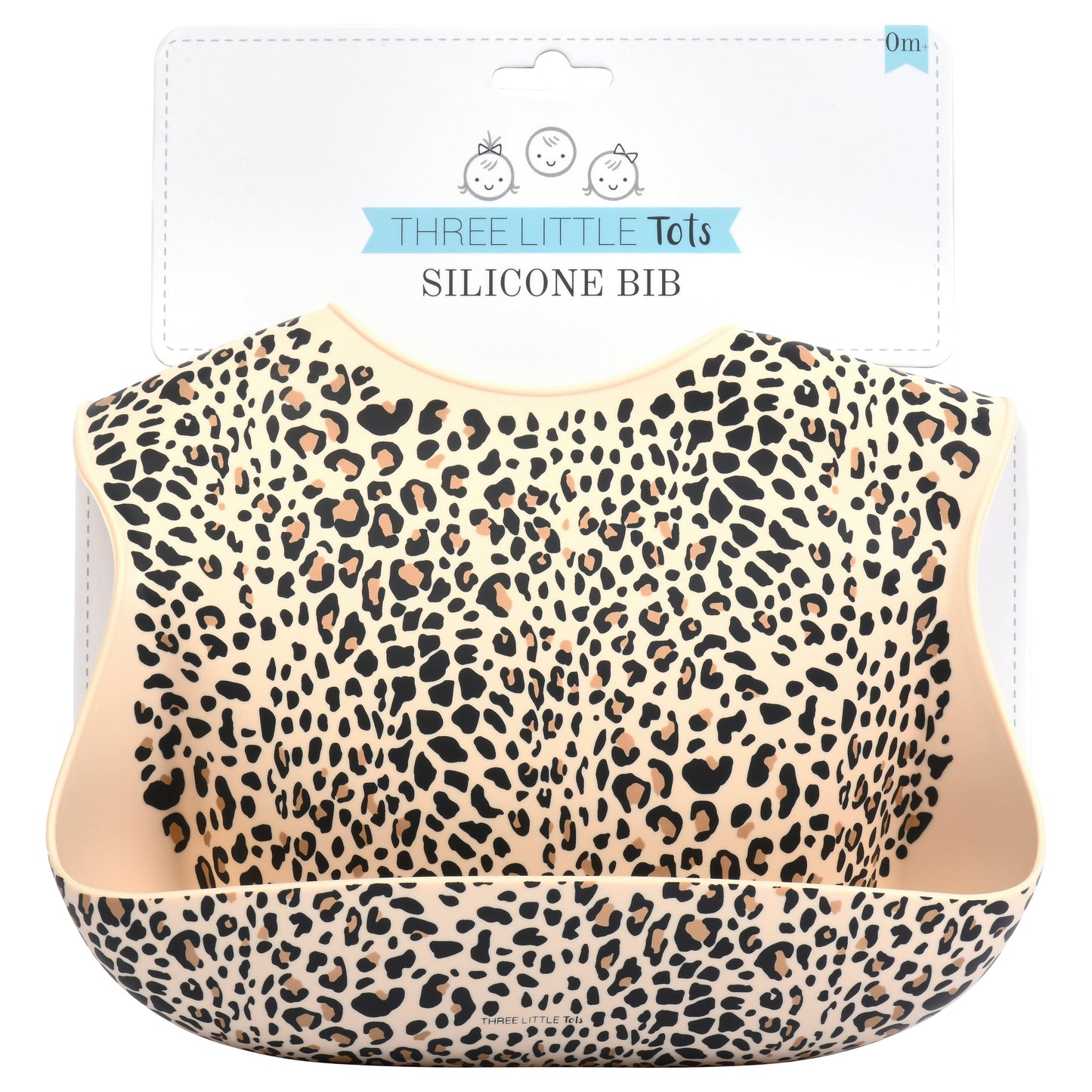 Wild Leopard Silicone bib