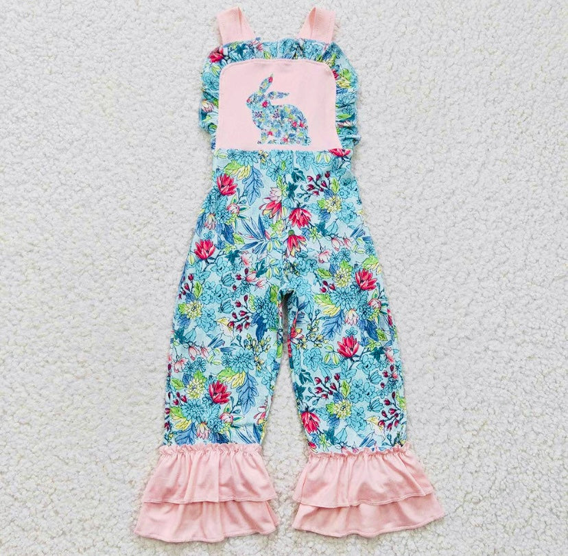Floral Easter Jumpsuit Romper